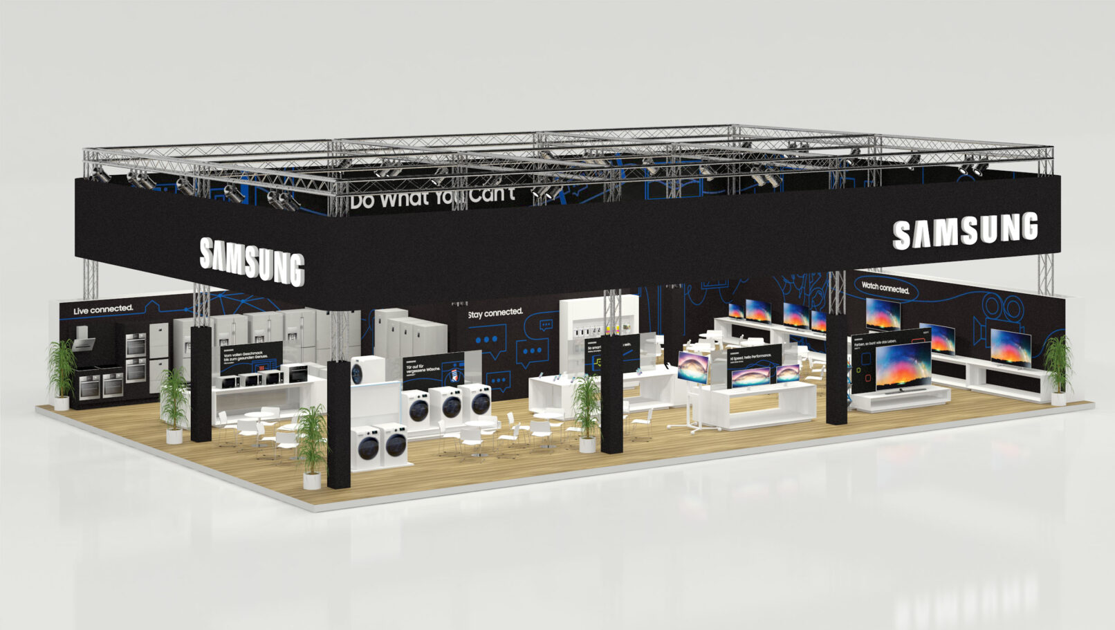 SAMSUNG Fair Booth – Expert Hausmesse 2019 – OIKOI Architekti